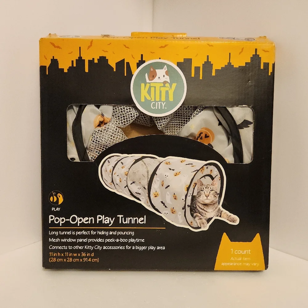 Pop-up Cat Play Tunnel Cat Toy Tunnel
